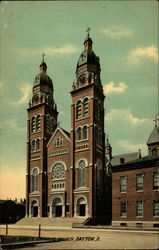 St. Mary's Catholic Church Dayton, OH Postcard 