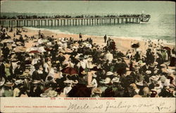 Beach at Santa Cruz Postcard