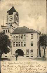 Chatham County Court House Postcard