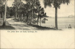 The Indian River and Road Rockledge, FL Postcard Postcard