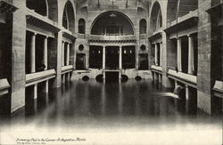 Swimming Pool in the Casino Postcard