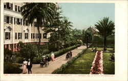 Walk and Gardens, The Royal Poinciana Palm Beach, FL Postcard Postcard