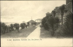 Boardwalk, Clarendon Inn Seabreeze, FL Postcard Postcard