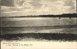 Evening on the Halifax Florida Postcard Postcard