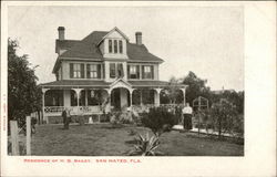 Residence of H. B. Bailey Postcard