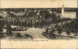 General View from Hotel Royal Palm Miami, FL Postcard Postcard