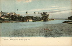 Mouth of the Miami River Florida Postcard Postcard