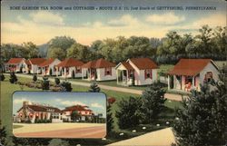 Rose Garden Tea Room and Cottages Postcard