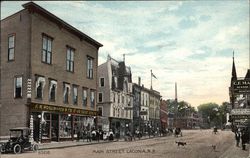 Main Street Laconia, NH Postcard Postcard Postcard