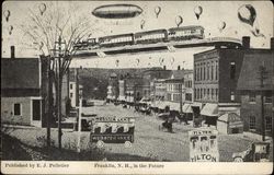 Franklin, N. H. in the Future Postcard
