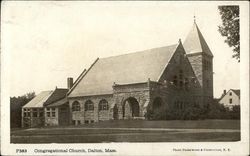 Congregational Church Dalton, MA Postcard Postcard Postcard
