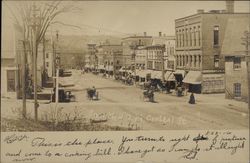 Central Street Franklin, NH Postcard Postcard Postcard