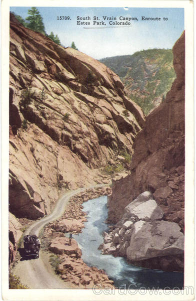 South St. Vrain Canyon, Enroute to Estes Park Colorado