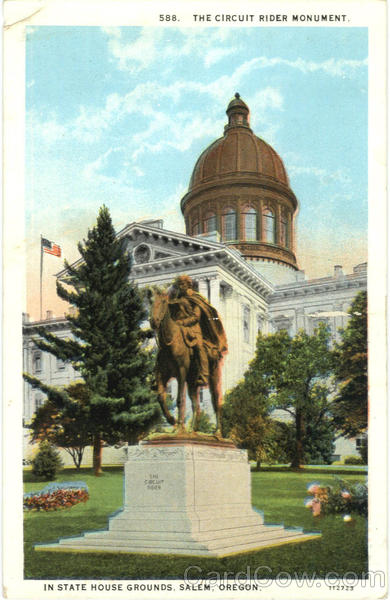 The Circuit Ridge Monument, In State House Grounds Salem Oregon