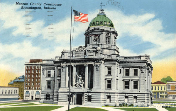 Monroe County Courthouse Bloomington Indiana