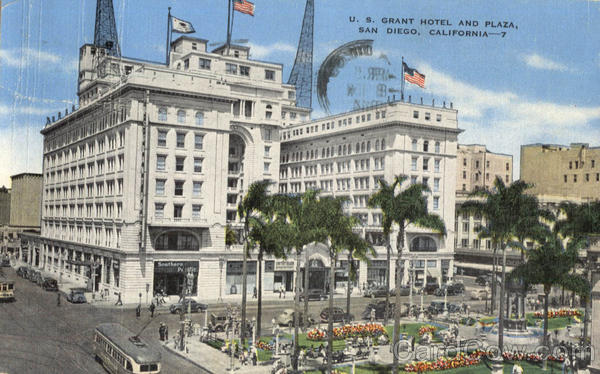 U. S. Grant Hotel and Plaza San Diego California