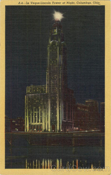 Le Veque - Lincoln Tower at Night Columbus Ohio