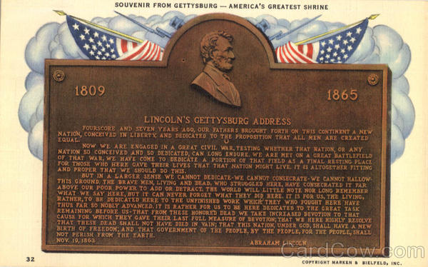 Lincoln's Gettysburg Address Presidents Lincoln's Gettysburg Address Presidents
