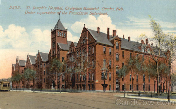 St. Joseph's Hospital, Creighton Memorial Omaha Nebraska