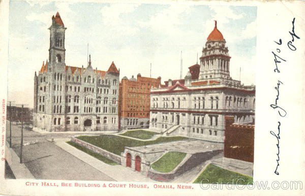 City Hall Bee Building & Court House Omaha Nebraska