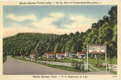Martin Springs Tourist Lodge, U. S. Highways 41 & 84 Tennessee Postcard Postcard