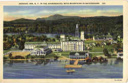 Saranc Inn Saranac Lake, NY Postcard Postcard