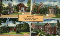 Worcester Polytechnic Institute Postcard