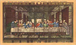 The Last Supper Window, Forest Lawn Memorial Park Glendale, CA Postcard Postcard