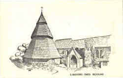 Augustines Church Brookland, England Kent Postcard Postcard