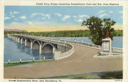 Across Sesquehanna River, Penn Highway Postcard