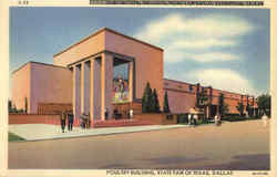 Poultry Building Postcard