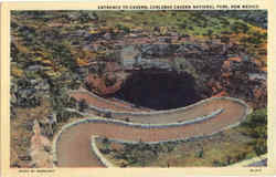 Entrance to Cavern Postcard