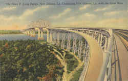 The Huey P. Long Bridge Postcard