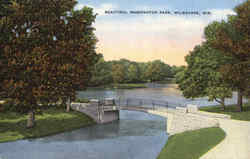 Beautiful Washington Park Postcard