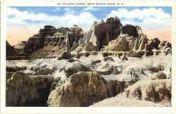 In The Badlands, Near Black Hills South Dakota Postcard Postcard