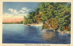 Greeting from Rockland Massachusetts Postcard Postcard