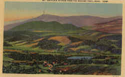 Mt. Greylock As Seen from The Mohawk Trail Postcard