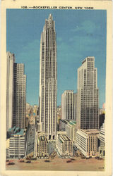 Rockefeller Center New York City, NY Postcard Postcard