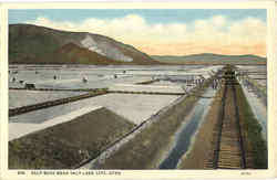 Salt Beds Salt Lake City, UT Postcard Postcard