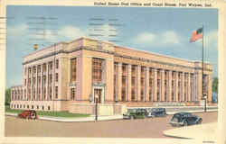 United States Post Office and Court House Fort Wayne, IN Postcard Postcard