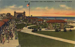 Oceanfront Park and Bandshell Postcard