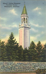 Alfred I. DuPont Memorial, Carrillon Tower Postcard