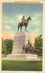 Virginia State Memorial Gettysburg, PA Postcard Postcard