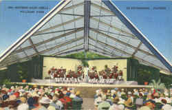 Modern Band Shell, Williams Park St. Petersburg, FL Postcard Postcard