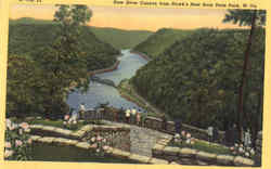 New River Canyon Hawk's Nest Rock State Park, WV Postcard Postcard