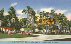 Marion's Motor Court, U. S. Highway 92 Postcard