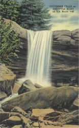 Cucumber Falls, Ohipyle Road Postcard