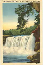 Cumberland Falls in Southeastern Kentucky Postcard Postcard