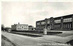 Campbellsville City Schools Kentucky Postcard Postcard