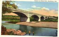 Viaduct over Miami River Postcard
